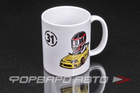 Купить Кружка керамическая "GOCHA MAN/31", белая ФОРВАРД АВТО 