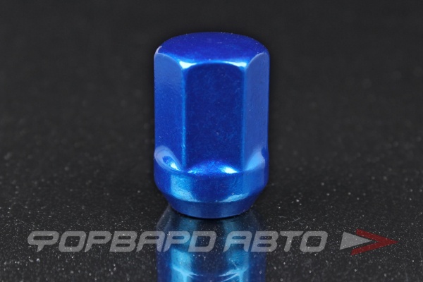 Гайки колесные 12*1,5*35 20шт ключ 19 синие Save Car N087_12x1.5_Blue