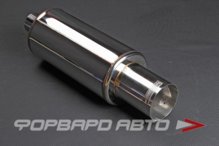 Купить Глушитель Вход = 65 мм Выход = 102 мм Длина = 550 мм AUTOBAHN88 