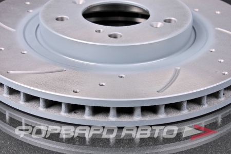 Купить Диск тормозной вентилируемый перфорированный левый G-BRAKE GFR-20285L