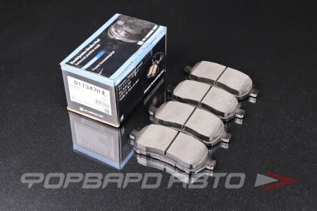 Купить Колодки тормозные, передние (с антискрипной пластиной) KASHIYAMA D11347H