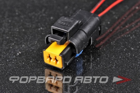 Купить Разъем 2-х контактный датчика температуры масла, воздуха (с проводами) CARGEN AX953