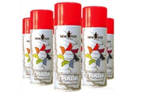 Купить Эмаль аэрозольная белая глянц. 400мл. КУ-ДО 
