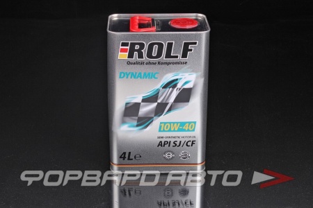 Купить Масло моторное 10W40 4л, Dynamic SJ/CF ROLF 322459