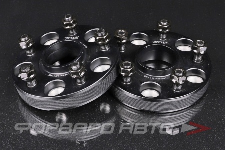 Купить Проставки колесные 25 мм, 5*114,3 12*1,5 =60,1->60,1 ELIT черные+ шпильки+ гайки ВЕКТОР 25ADH5114S-601 BA