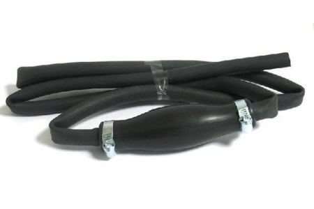 Купить Шланг-груша для перекачки топлива (черный) 1,5м D=16мм DOLLEX 7756