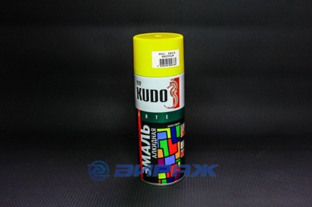 Купить Эмаль аэрозольная желтая 520мл/270гр KUDO KU-1013