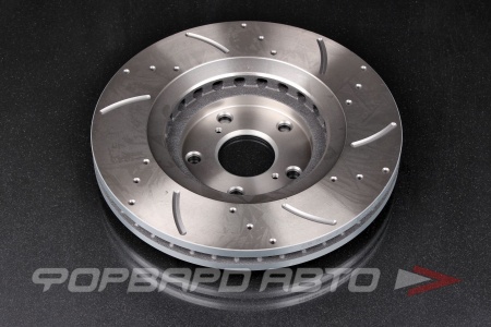 Купить Диск тормозной вентилируемый перфорированный G-BRAKE GFR-21832L