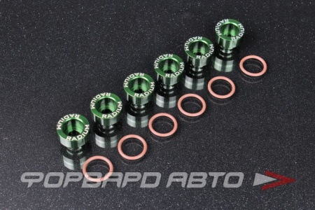 Купить Адаптер форсунки TOYOTA 1JZ-GTE (Non VVT-i), 2JZ-GTE, 14-мм, 6 шт RADIUM ENGINEERING 20-0216-06