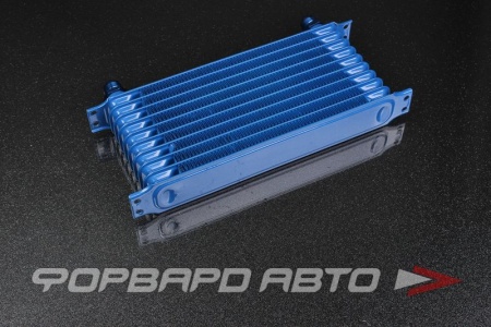 Купить Радиатор масляный 300*135*50 10 рядов универсальный AN10 (маслокулер / oil cooler) синий AUTOBAHN88 