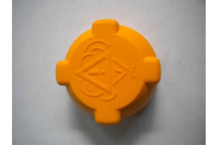 Купить Крышка расширительного бачка ВАЗ 2108-10, 2170, 2190, ГАЗель жёлтая ЕВРО Деталь EТ- 1108R