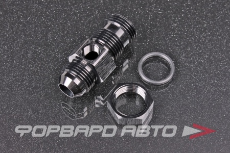 Купить Фитинг AN8 - 1/8" - ORB8, для датчика, папа/мама/папа (L- 42mm) AB88 