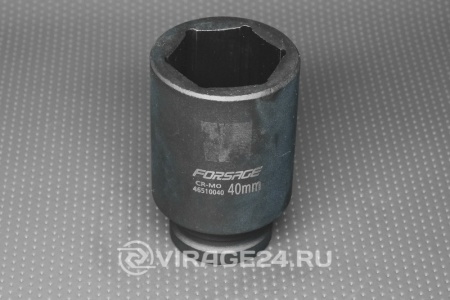 Купить Головка ударная высокая 40мм (6гр.) 3/4" FORSAGE 