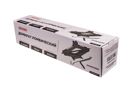 Купить Домкрат ромбический 2т (h110-420мм) с сумкой SKYWAY S01801005
