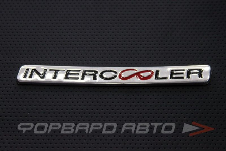 Эмблема Intercooler пластиковая самоклеющаяся 180*18мм MELCO 