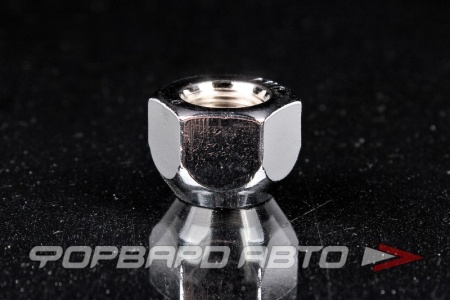 Купить Гайка колеса 12*1,25*17 конус, открытая, ключ на 21, хром ВЕКТОР 700044 Cr