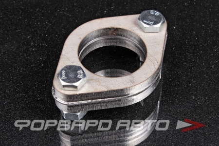 Купить Фланец выхлопной системы 45 мм комплект 2шт с прокладкой, нержавеющая сталь FORTLUFT fn45k