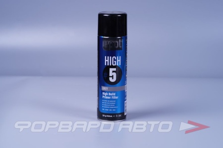 Купить Грунт аэрозольный толстослойный Серый 450 мл U-POL HIGHG/AL