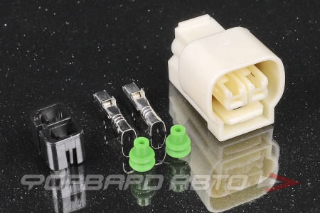 Купить Разъем 2-х контактный цоколя лампы бокового повторителя поворотов (без провода) CARGEN AX6952S