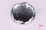 Колпачок ступицы для литых дисков Toyota, D59/65мм, Black/silver+хром ободок NOVA-PRO 60/65