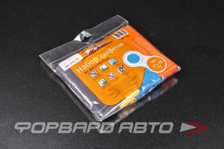 Купить Салфетка микрофибра 30х30см (4шт) AIRLINE AB-V-03