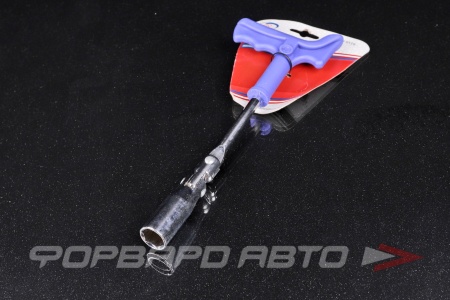 Купить Ключ свечной D16мм с кард. шарниром (усиленный) AUTOVIRAZH AV-0116