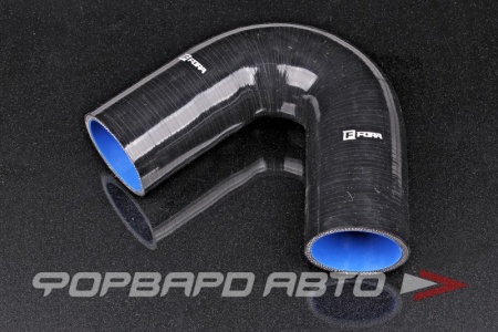 Купить Патрубок силиконовый 64 мм, 135°, L=150*150 мм, 4 слоя армировки, чёрный FORA ASHU03-135-64