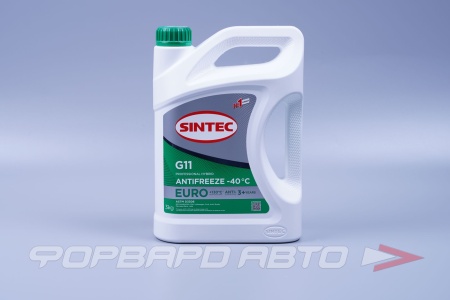 Купить Антифриз G11 зеленый EURO, 3кг SINTEC 102432
