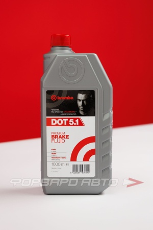 Купить Жидкость тормозная DOT-5.1, 1л BREMBO L 05 010