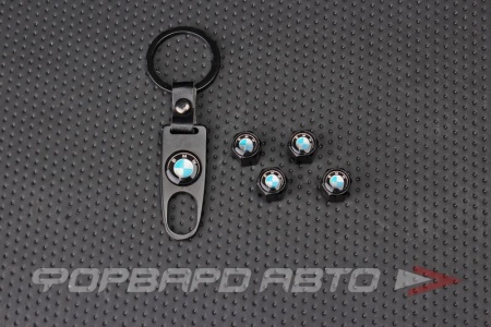 Купить Колпачок вентиля колеса BMW с брелоком, черный MELCO RS-08276