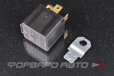 Купить Реле 12V 4-х контактное 30A с кронштейном Энергомаш 40.3787-10