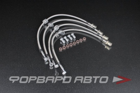 Купить Шланги тормозные армированные SUBARU Impreza GH, GV STI WRX суппорта Sumitomo 2007-2014 GOODRIDGE 24218G
