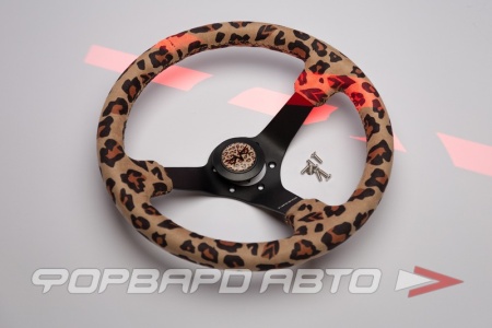 Купить Руль 350 мм, большой вылет, SAVAGE INSPIRED BROWN NRG RST-036MB-SV-BR