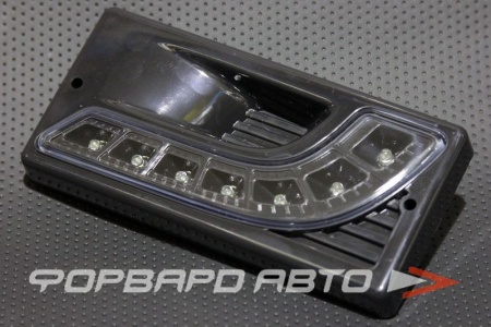 Купить Заглушка левая  ПТФ LADA 2110 MB STYLE с дневными ходовыми огнями черные PROSPORT RS-07003