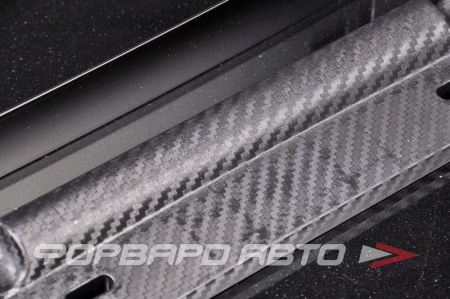 Купить Накладка под номер поворотная алюминий 3D Carbon Fiber черная EPMAN EPPZK2105-BK