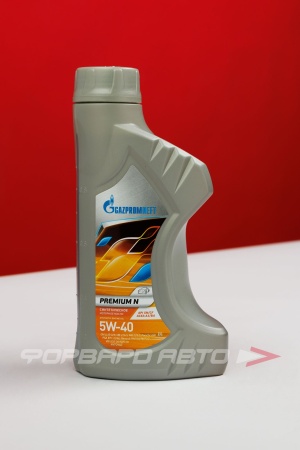 Купить Масло моторное 5W40 1л, Premium N SN/CF (с) GAZPROMNEFT 2389900143