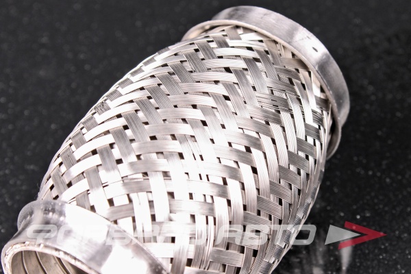 Гофра глушителя 45*100, (Interlock) трехслойная (AISI 304) TIXONA P45100