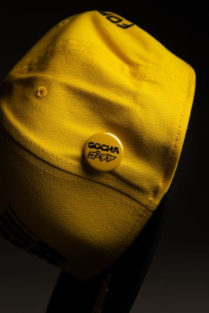 Купить Значок металлический (круглый) "GOCHA JAPAN", желтый ФОРВАРД АВТО 