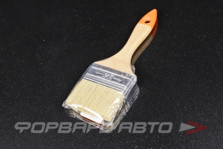 Купить Кисть плоская Slimline 2,5", натуральная щетина, деревянная ручка 63 мм SPARTA 824355