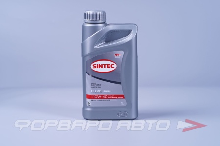 Купить Масло моторное 10W40 1л, LUXE 5000 SL/CF (п/c) SINTEC 801942