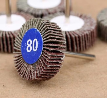 Купить Круг лепестковый для дрели шлифовальный на шпильке, Р80  