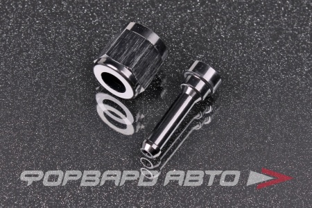Купить Фитинг AN4 под шланг 4,7 мм (3/16”), черный AB88 