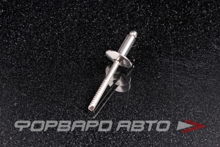 Купить Заклепка вытяжная 4,8*12/14 DIN7337 нерж A2/A2 с широким бортом 14мм  