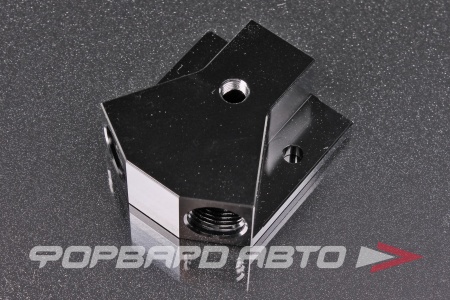 Купить Фитинг Y-блок ORB8 "мама" (female), под сенсор 1/8 и крепежными отверстиями AB88 