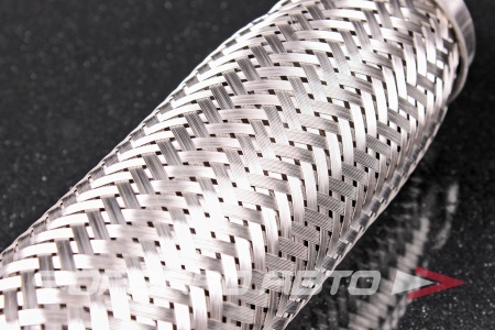 Купить Гофра глушителя 45*200, (Interlock) трехслойная (AISI 304) TIXONA P45200