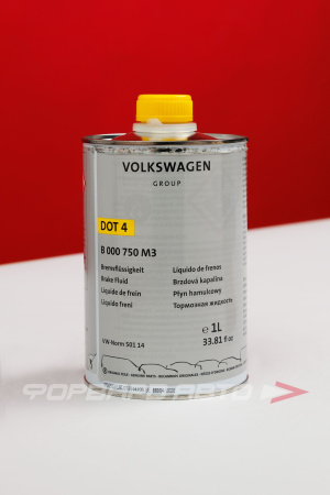 Жидкость тормозная DOT-4, 1л Brake Fluid VAG B 000 750 M3