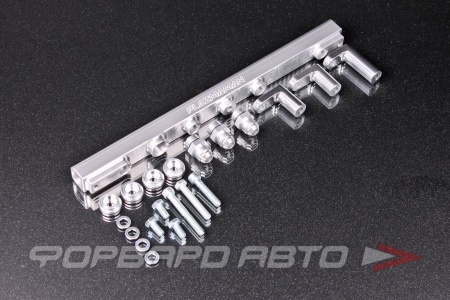 Купить Топливная рейка NISSAN SR20DET 2.0L, Product Finish - Silver, Fuel Rail Type - Dual Feed, Fitting size - 8AN PLAZMAMAN SR20DETFRAIL-SIL