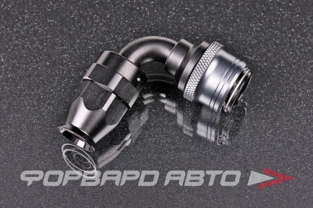 Купить Фитинг AN8 90°, под шланг тефлоновый PTFE, быстросъемный (quick release) "мама" (female) AB88 