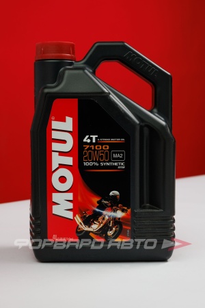 Купить Масло моторное 20W50 4л, 4T 7100 SP MA2 (с) MOTUL 104104