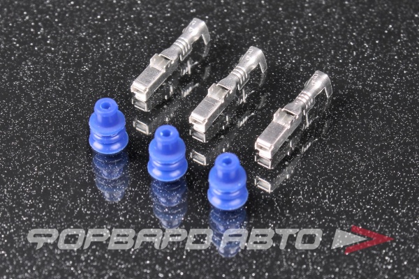 Разъем 3 way датчика скорости TOYOTA, 22-20 AWG (TS090-SKT1) 1.1-1.4mm (TS090-SL1) TS 090 Sealed Series, черный  3-1-51